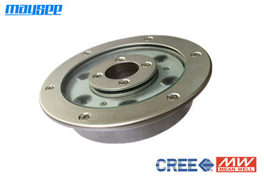 Acero inoxidable 316 RGBW DMX sumergible fuente LED luces bajo el agua IP68