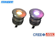 Ultra - Thin Potente IP68 3W RGB LED Decking Luces / iluminación exterior LED RGB