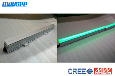 Lavadora linear ultra fina de la pared del rgb 20w LED del dmx IP67 con el perfil de aluminio