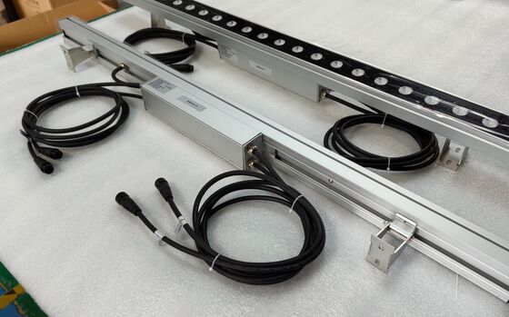 Luces LED de lavado de pared con período de garantía de 3 años, aleación de aluminio, 1 metro de longitud y solución de iluminación para la iluminación de fachadas arquitectónicas