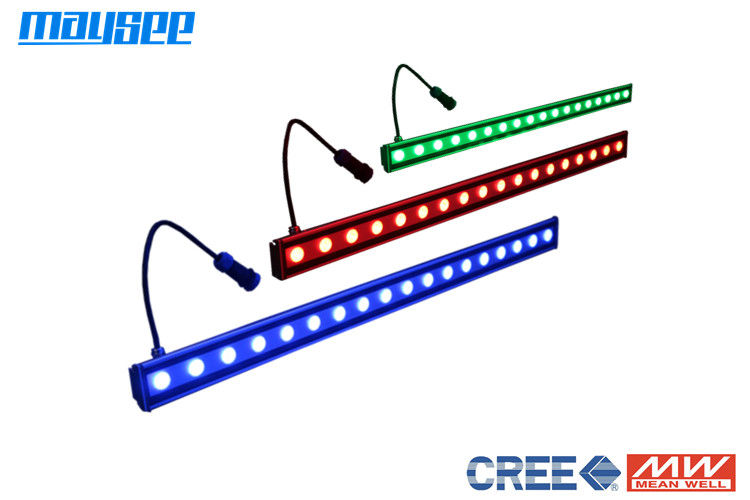 Multi Color 36W 24VDC ligero RGB LED Bañador de pared con IP65 DMX