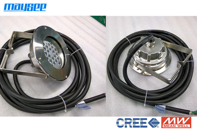 El RGB colorea luces subacuáticas cambiantes de la charca de 72w LED con los microprocesadores del CREE XPE